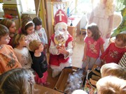 Mikuláš, čert a anděl ve školce